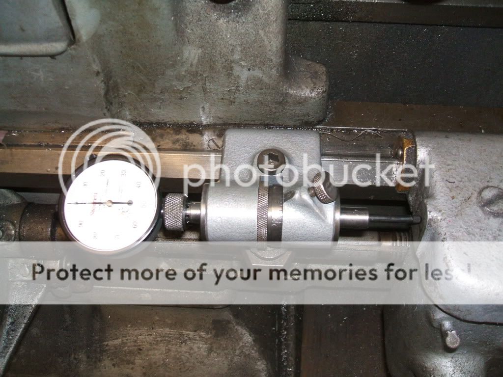 Micrometer Stop with Dial Indicator 16" lathe